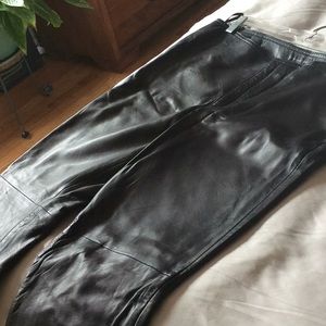 Banana Republic leather pants